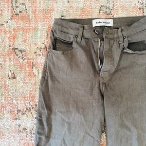 Reformation stretch flood jeans size 25